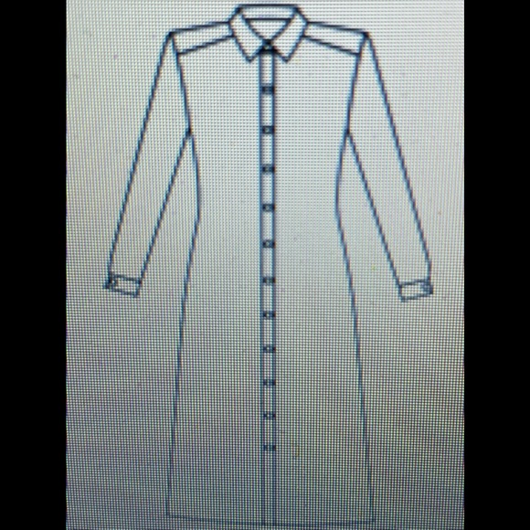 EVA VARRO LONG SLEEVES COLLAR &CUFFS SNAP SHIRT/ DRESS - INDIA - Picture 4 of 4